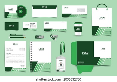 Vector Corporate Identity Design Template. Stationery design set in complete package. eps10