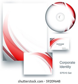 vector corporate identity set. Eps10