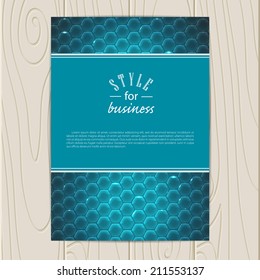 Vector corporate identity template. Business card, disc, document, tag. Eps10