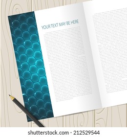 Vector corporate identity template. Business card, disc, document, tag. Eps10