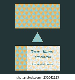 Vector Corporate identity templates. Design templates collection with  geometric triangular backdrop.Business cards templates.Poligons design. Invitations, flyers. Vector illustration.