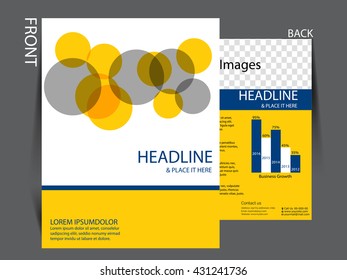 Vector corporate minimal flyer template for your business it can be used in print and publication.