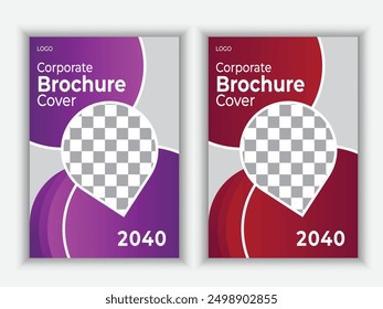 Vector corporate modern business annual report book cover template design, business flyer template ,brochure, advertise, 
publication, company promotion a4 cover design.