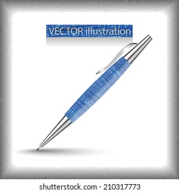 Vector corporate pen design. Eps10 Vector illustration