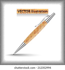 Vector corporate pen design. Eps10 Vector illustration