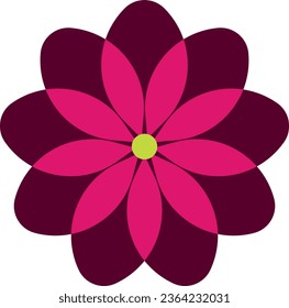 Diseño de flores púrpuras corporativas 