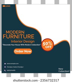 Vector corporate social media banner or Instagram post template 