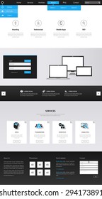 Vector Corporate Website Template Desgin