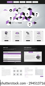 Vector Corporate Website Template Desgin.
