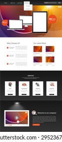 Vector Corporate Website Template Desgin