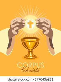 vector corpus christi poster template