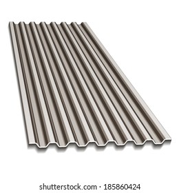 vector corrugated roofing sheet