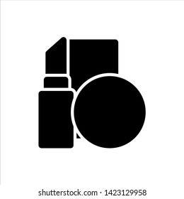 Vector cosmetic icon. black beauty symbol with trendy flat style icon for web site design, logo, app, UI isolated on white background