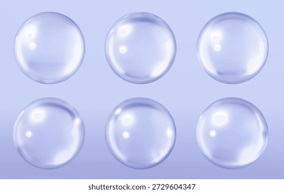 Vector cosmetic moisturizer water molecule, Cosmetic Essence, Liquid bubble.