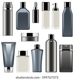 Vector Cosmetic Packaging Icons Set 9