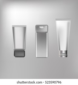Vector cosmetics containers , packaging