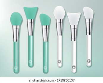 Vector Cosmetics and Skin Care Silicon Brush or Spatula Set