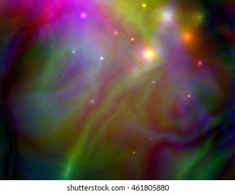 Vector cosmic illustration. Abstract background.