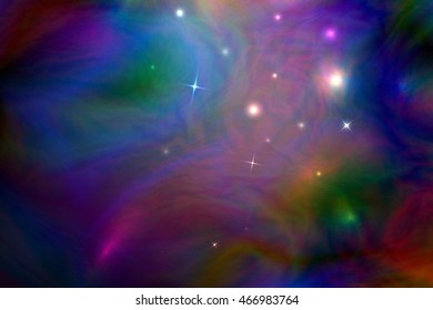 Vector cosmic illustration. Abstract background