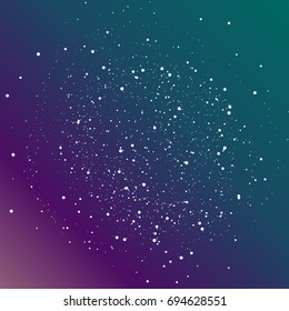 Vector cosmic night sky background 