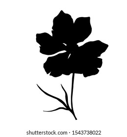 Vector Cosmos floral botanical flowers. Wild spring leaf wildflower isolated element. Black and white engraved ink art. Isolated cosmea illustration element.