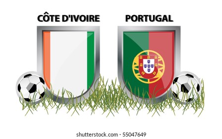 vector cote d´ivoire vs portugal