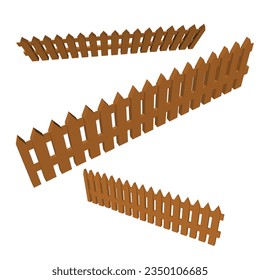 Vector Cottage Gate and Fence