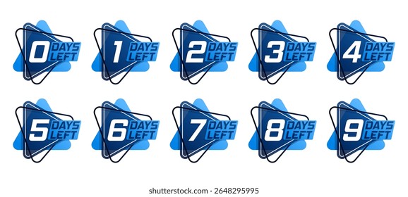 Vector countdown illustration. Four day timer with alarm, sandglass and hour symbol. Special price offer icon for web poster, business landing and sale promotion. Time is running out design concept.

