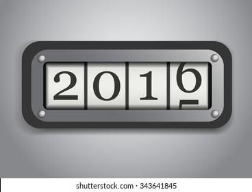 Vector : Counter roll 2015 to 2016