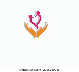 vector couple logo design . vector  vector couple illustration 