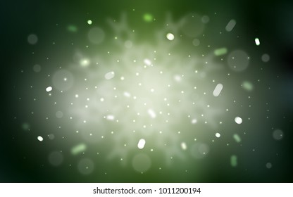 Vector cover with beautiful snowflakes.