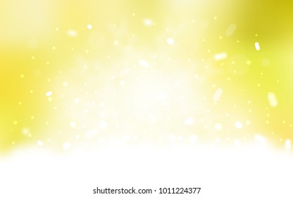 Vector cover with beautiful snowflakes.
