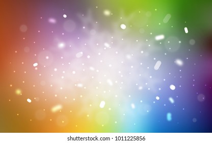 Vector cover with beautiful snowflakes.