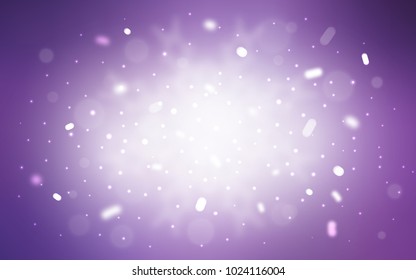 Vector cover with beautiful snowflakes. Blurred decorative design in xmas style with snow. New year design for your ad, poster, banner.