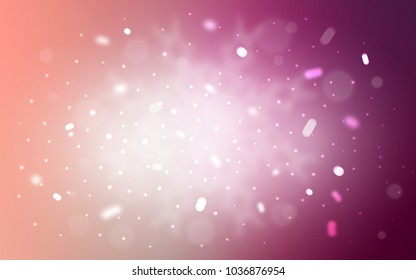 Vector cover with beautiful snowflakes. Blurred decorative design in xmas style with snow. The template can be used as a new year background.