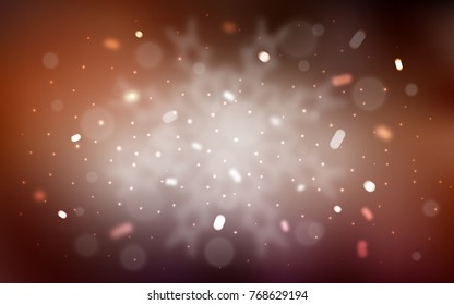 Vector cover with beautiful snowflakes. Blurred decorative design in xmas style with snow. The pattern can be used for new year leaflets.
