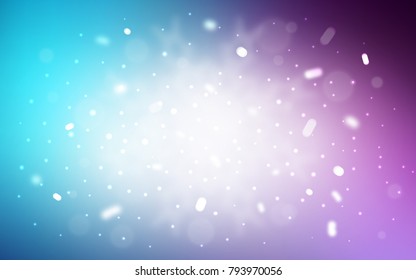 Vector cover with beautiful snowflakes. Blurred decorative design in xmas style with snow. The pattern can be used for new year ad, booklets.