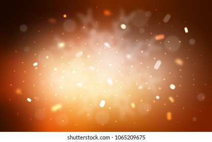Vector cover with beautiful snowflakes. Decorative shining illustration with snow on abstract template. The pattern can be used for new year leaflets.