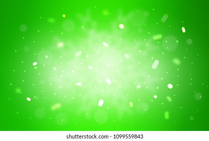 Vector cover with beautiful snowflakes. Decorative shining illustration with snow on abstract template. New year design for your business advert.