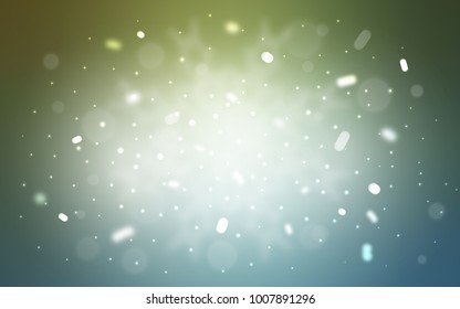 Vector cover with beautiful snowflakes. Glitter abstract illustration with crystals of ice. The pattern can be used for year new  websites.