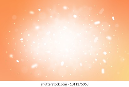 Vector cover with beautiful snowflakes. Glitter abstract illustration with crystals of ice. New year design for your ad, poster, banner.