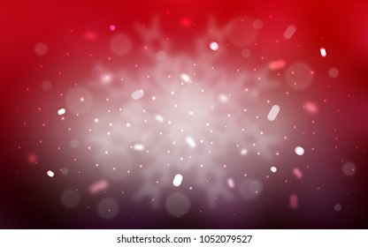 Vector cover with beautiful snowflakes. Glitter abstract illustration with crystals of ice. The pattern can be used for new year ad, booklets.