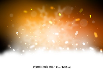 Vector cover with beautiful snowflakes. Glitter abstract illustration with crystals of ice. The pattern can be used for new year ad, booklets.