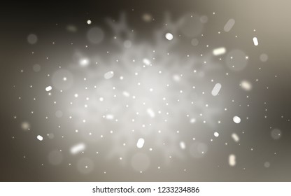 Vector cover with beautiful snowflakes. Glitter abstract illustration with crystals of ice. The pattern can be used for new year ad, booklets.