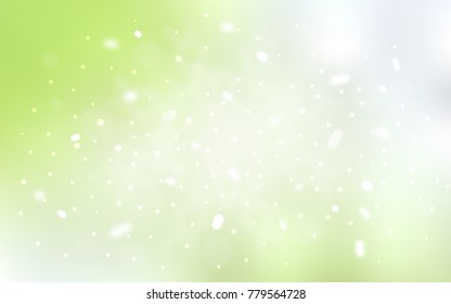 Vector cover with beautiful snowflakes. Glitter abstract illustration with crystals of ice. New year design for your business advert.