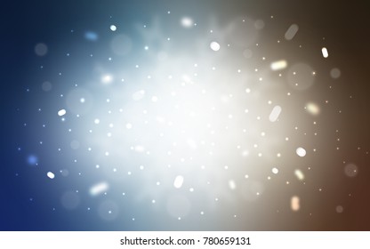 Vector cover with beautiful snowflakes. Glitter abstract illustration with crystals of ice. The pattern can be used for new year leaflets.