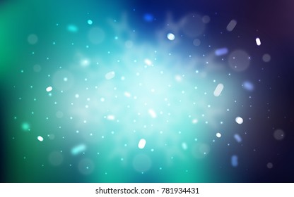 Vector cover with beautiful snowflakes. Glitter abstract illustration with crystals of ice. New year design for your business advert.