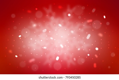 Vector cover with beautiful snowflakes. Glitter abstract illustration with crystals of ice. The pattern can be used for new year leaflets.
