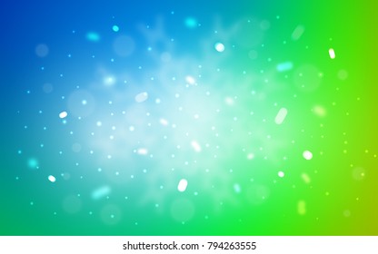 Vector cover with beautiful snowflakes. Glitter abstract illustration with crystals of ice. The pattern can be used for new year leaflets.