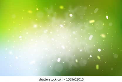 Vector cover with beautiful snowflakes. Modern geometrical abstract illustration with crystals of ice. New year design for your ad, poster, banner.